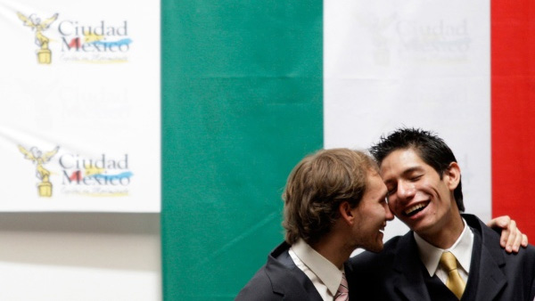 sexmex green dress First Same-Sex Marriage Celebrated in Mexico's Northern State of Coahuila
